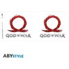 Чаша ABYSTYLE GOD OF WAR, Logo, Порцелан, Бяла