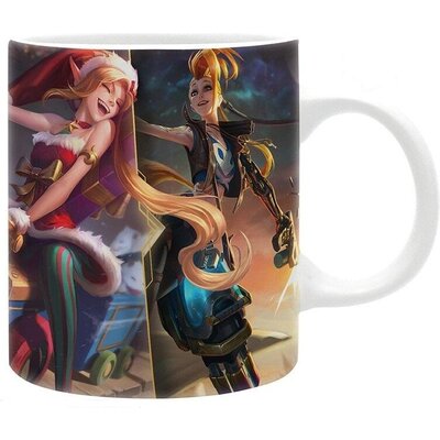 Чаша ABYSTYLE LEAGUE OF LEGENDS - Jinx 's Skin, 320 ml, Многоцветна