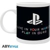 Чаша ABYSTYLE PLAYSTATION, World, Порцелан, Бяла