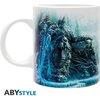 Чаша ABYSTYLE WORLD OF WARCRAFT - Lich King - subli, 320 ml, Бял