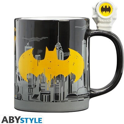 Чаша DC COMICS - 3D Handle Bat-Signal & Batman, 460 ml