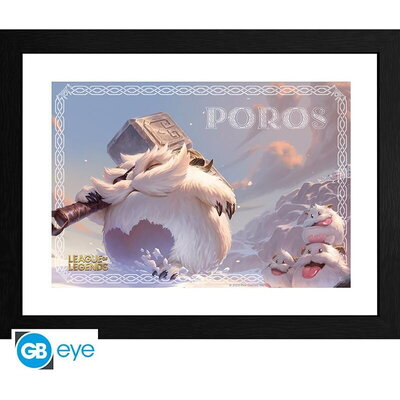 GBEYE League of Legends - Framed print "Poro" (30x40)