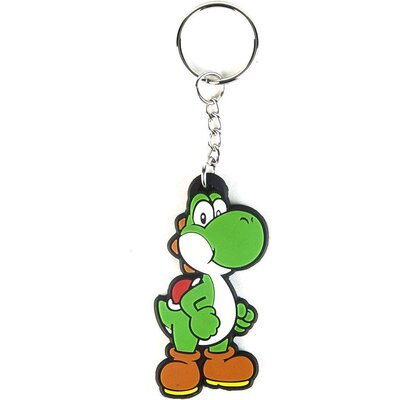 Ключодържател Bioworld Nintendo - Yoshi Rubber Keychain