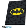 Комплект ABYSTYLE DC COMICS - Pck XXL glass + Pin + Pocket Notebook "Batman", Черен