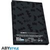 Комплект ABYSTYLE DC COMICS - Pck XXL glass + Pin + Pocket Notebook "Batman", Черен