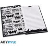 Комплект ABYSTYLE DC COMICS - Pck XXL glass + Pin + Pocket Notebook "Batman", Черен