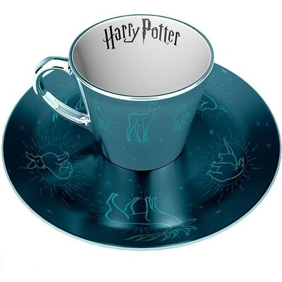 Комплект ABYSTYLE HARRY POTTER Mirror mug & plate set Patronus, Чаша, Подложка