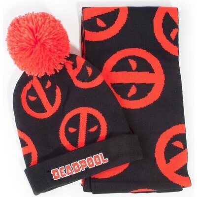 Комплект Deadpool - Symbol Beanie & Scarf Giftset