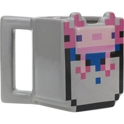 Чаша Paladone Minecraft - Bucket of Axolotl shaped Mug (400ml), PP11368MCF