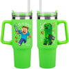 Чаша Paladone: Minecraft - Green 900ml Multiway Travel Cup Stra, PP14600MCF
