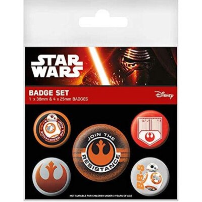Значки Pyramid International - Star Wars - Episode VII Resistance Pin Badge Pack