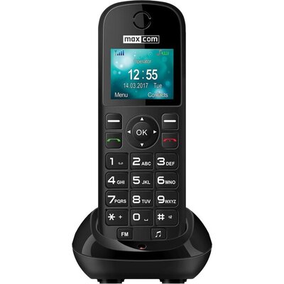 MAXCOM MOBILE MM35D BLACK, 1.77" (160 x 128), 900/1800 MHz, up to 16GB, 1000 mAH battery, 300 h standby time, 10h talk time