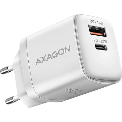 AXAGON ACU-PQ20W wall charger QC3.0/AFC/FCP + PD type-C, 20W, white