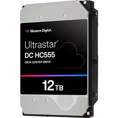 HDD Server WD Ultrastar DC HC555 12TB 512e SE, 3.5", 512MB, 7200 RPM, SATA, NP3, SKU: 0B48720