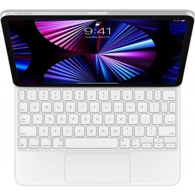 Клавиатура Apple Magic Keyboard for iPad Pro 11-inch (3rd gen.) and iPad Air (5th gen.) - Bulgarian - White