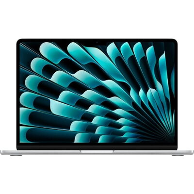 Лаптоп Apple 13-inch MacBook Air: Apple M3 chip with 8-core CPU and 10-core GPU, 24GB, 512GB SSD - Silver