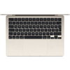 Лаптоп Apple 13-inch MacBook Air: Apple M3 chip with 8-core CPU and 10-core GPU, 24GB, 512GB SSD - Starlight