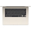 Лаптоп Apple 15" MacBook Air: Apple M3 chip with 8-core CPU and 10-core GPU, 24GB, 512GB SSD - Starlight