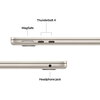 Лаптоп Apple MacBook Air 13.6: Apple M5 chip with 10-core CPU and 10-core GPU, 16GB, 1TB SSD - Starlight