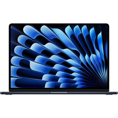 Лаптоп Apple MacBook Air 15.3: Apple M5 chip with 10-core CPU and 10-core GPU, 16GB, 512GB SSD - Midnight