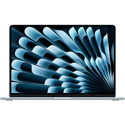 Лаптоп Apple MacBook Air 15.3: Apple M5 chip with 10-core CPU and 10-core GPU, 16GB, 512GB SSD - Sky Blue