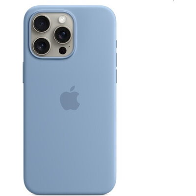 Калъф Apple iPhone 15 Pro Max Silicone Case with MagSafe - Winter Blue