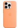 Калъф Apple iPhone 15 Pro Silicone Case with MagSafe - Orange Sorbet