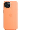 Калъф Apple iPhone 15 Silicone Case with MagSafe - Orange Sorbet