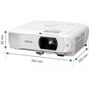 Мултимедиен проектор Epson EH-TW840 with HC lamp warranty, Projectors, Home entertainment/Gaming/Entertainment and Gaming, Wirel