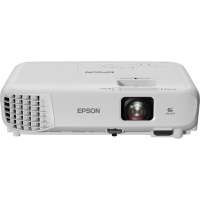 Мултимедиен проектор Epson EB-W06, WXGA (1280 x 800, 16:10), 3700 ANSI lumens, 16 000:1, HDMI, USB, WLAN (optional), Speakers, 2