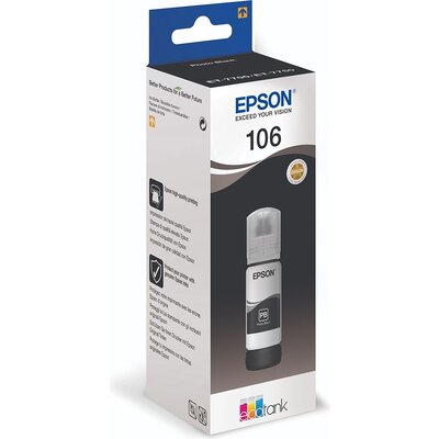 Консуматив Epson 106 EcoTank Photo Black ink bottle