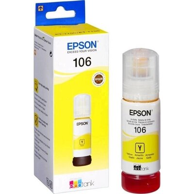 Консуматив Epson 106 EcoTank Yellow ink bottle