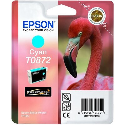 Консуматив Epson T0872 Cyan Ink Cartridge - Retail Pack (untagged) for Stylus Photo R1900