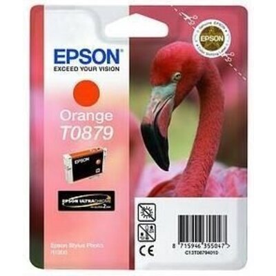 Консуматив Epson T0879 Orange Ink Cartridge - Retail Pack (untagged) for Stylus Photo R1900