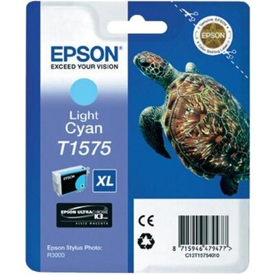 Консуматив Epson T1575 Light Cyan for Epson Stylus Photo R3000