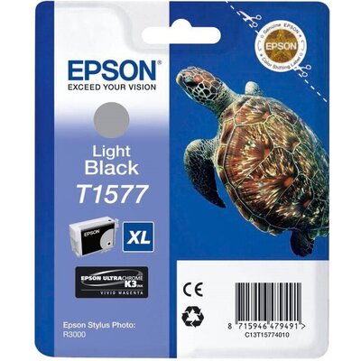 Консуматив Epson T1577 Light Black for Epson Stylus Photo R3000