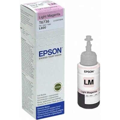 Консуматив Epson T6736 Light Magenta bottle, 70ml