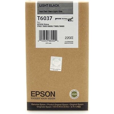 Консуматив Epson 220ml Light Black for Stylus Pro 7880/9880/7800/9800