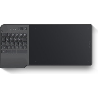 Графичен таблет HUION Inspiroy Keydial KD200, USB-C, Bluetooth, Metal Grey