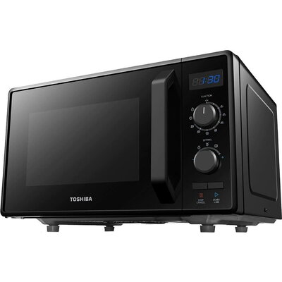 Toshiba Microwave Oven with Grill and Combination Hob, 23L Black