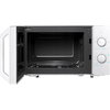 Microwave oven, volume 20L, mechanical control, 800W, 5 power levels, LED lighting, defrosting, cooking end signal, color: White