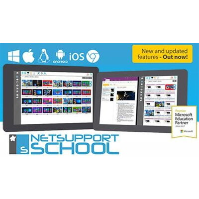 Софтуер за управление работата в класна стая Netsupport school NSS ver.14 +поддръжка за 3 год.