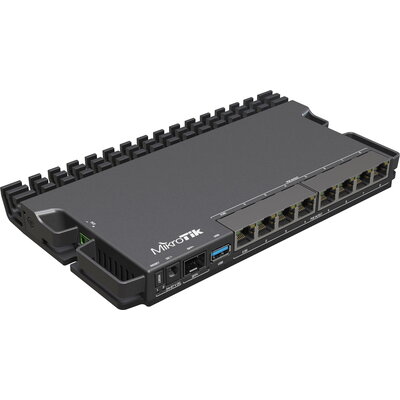 Рутер MikroTik RB5009UPr+S+IN, CPU 1.4GHz, 1GB, 7x10/100/1000, 1xSFP, USB 3.0