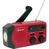 Аварийно AM/FM радио със соларно зареждане Denver SCR-2010MK2, ръчна манивела, вграден фенер и SOS сирена