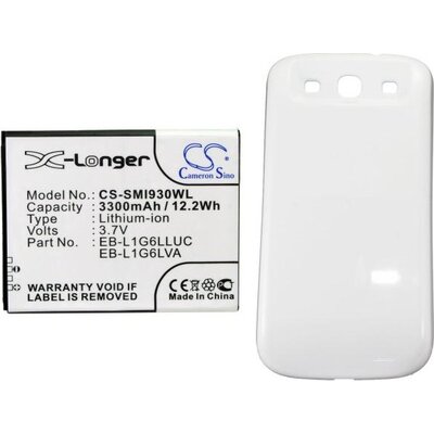 Батерия за телефон за Samsung GT-I9300, GT-I9308, SGH-T999V, Galaxy S3, Galaxy S III Extended Battery With White Color Back Cove