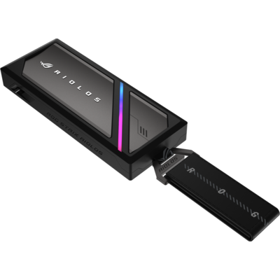 Чекмедже за SSD ASUS ROG Strix Aiolos 2x2 SSD M.2 NVMe - USB-C 3.2 Gen2