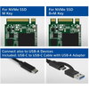 Чекмедже за диск ACT  AC1615, USB-C M.2 NVMe / PCIe SSD