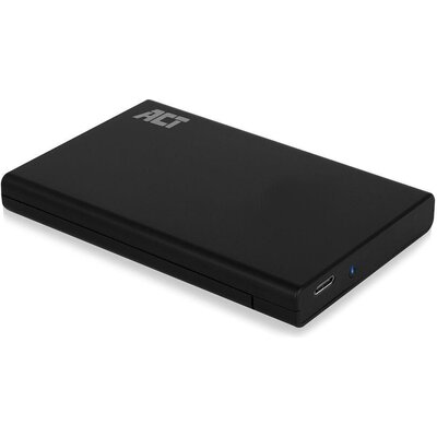 Чекмедже за твърд диск ACT AC1225, SATA, 2.5", USB-C 3.2 Gen2, Черен