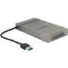 Конвертор Delock, USB 3.0 Type-A мъжко - SATA 6 Gb/s 22 pin, 2.5″ защитен калъф