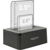 Външна докинг станция Delock 62661, за 2.5"/3.5" HDD/SSD, USB 3.0, Функция за клониране, Черен